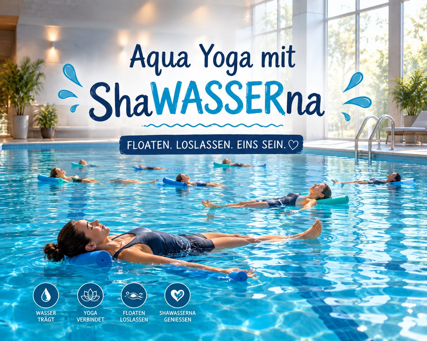Aqua Yoga - Floaten, loslassen, eins sein im Bewegungsbad